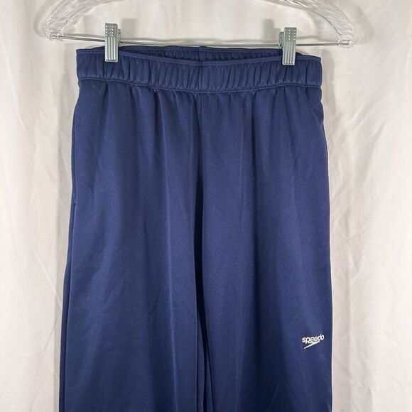 Speedo Sweatpants Men's XS Solid Blue Pull On Elastic Waist Pockets - Picture 3 of 10